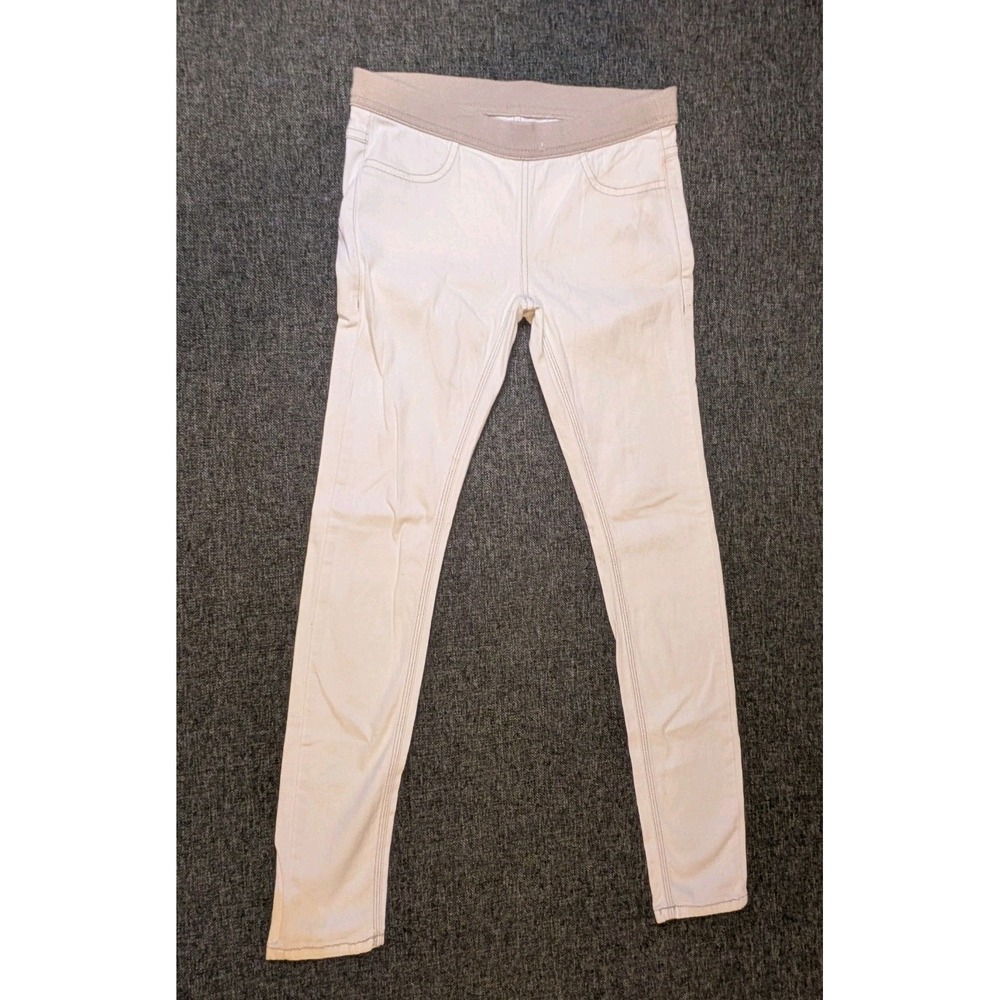 Free People Mesmerize Me Slim Pants Women's White Slim Fit Cargo Boho Sz 27 READ